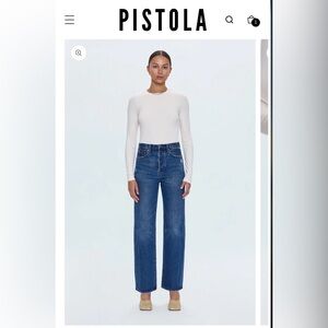 Pistola CASSIE SUPER HIGH RISE STRAIGHT JEAN -size 29